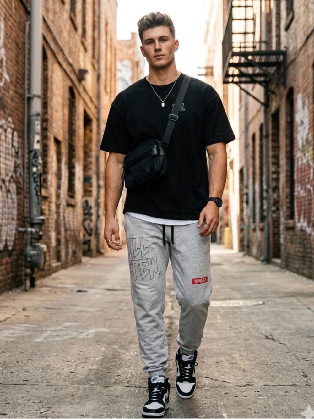 Kill Crew V1 Graphic Heather Gray  Casual Joggers Mental Health Brand Pants 2XL